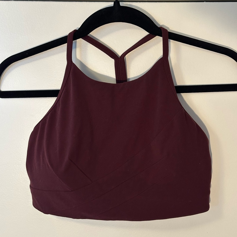 lululemon athletica Burgundy Sports Bra